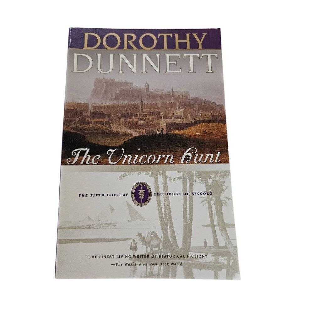 The Unicorn Hunt by Dorothy Dunnett vintage books isbn 0375704817